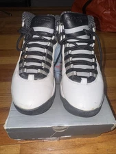 Size 8.5 - Nike Air Jordan 10 Retro 2005 Steel Jumpman 23 Sneakers Kicks Beaters