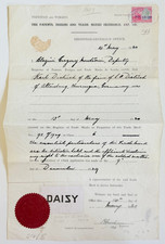 Trinidad And Tobago Scott No. 33 Mi.Nr. 114 Patent Document 1930 Single Stamp
