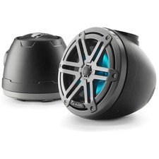 JL Audio M3-650VEX-Mb-S-Gm-i 6.5" Enclosed Marine Speakers - Gray w/ RGB LED