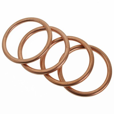 4 x Auspuffdichtung Krümmerdichtung 37 x 45 x 4 mm Kupferdichtung