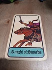 Hoi Polloi Tarot Single KNIGHTOF SWORDS ONLY Replacement Card Vtg 1972