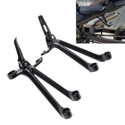 Rear Foot Pegs Footrests Pedal Brackets For Suzuki GSXR1000 GSX-R 1000 05-06