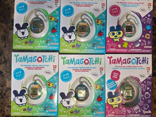 6 Tamagotchi New Chase Lot Stained Glass/My Garden/Tropical Beach Display Box