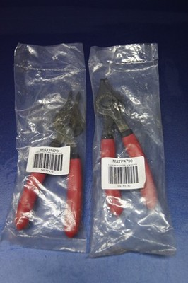 Matco Snap Ring Pliers Set 1 of Each MSTP490 90° Angle & MSTP470 Straight .047