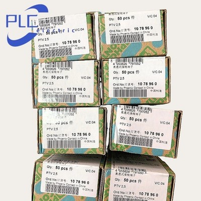 1078960 PTV 2.5 10PCS NEW Phoenix Straight-through Terminal 800V 24A Gray *tn