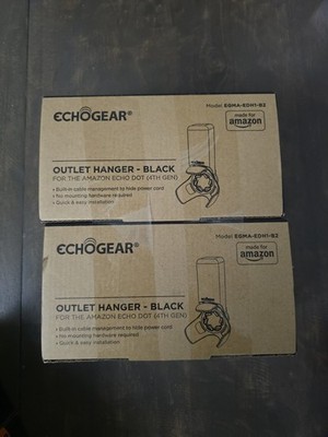 Echogear Outlet Hanger White For The Amazon Echo Dot 4th Gen