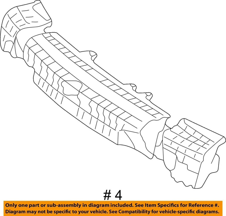 SE ADAPTA A CHEVROLET CAVALIER 2000-2002 AMORTIGUADOR FRT BPR FASCIA EN 22600621 - NUEVO OEM Foto 3 de 3