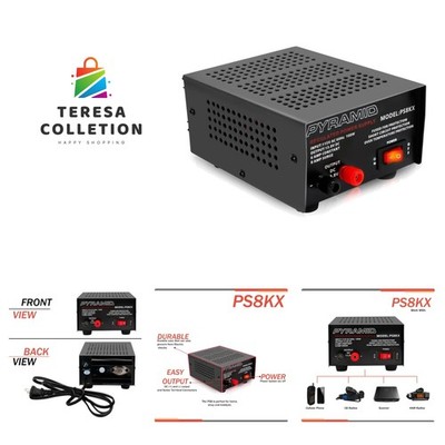 Universal Compact Bench Power Supply - 6 Amp Linear Regulated Home Lab Bencht...