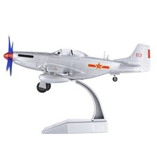 1:48 P51 P-51 Fighter Alloy Aircraft Model Military Plane Souvenir Display Gift