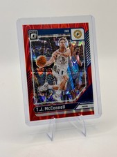 2024 Panini Donruss Optic T.J. McConnell [Red Seismic] #67 /149 SP