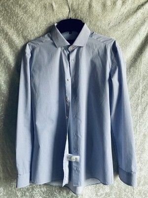 Eterna Herren Hemd Slim Fit Langarm Gr. 40 15 3/4 Bügelfrei Hell Gemustert NEU