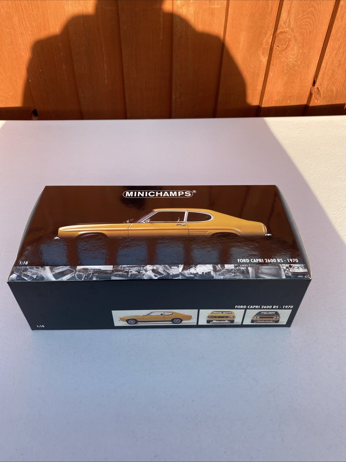 Minichamps Ford Capri RS 2600 #22 Jägermeister DRM 1973 1:18 – Originalverpackt (MISB / Vitrinenzustand 10/10)