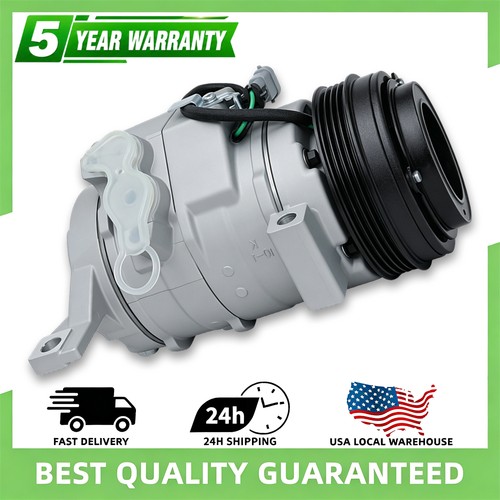 A/C Air Conditioner Compressor w/ Clutch For GMC YUKON 2001-2009 6.0L 5.3L 4.8L
