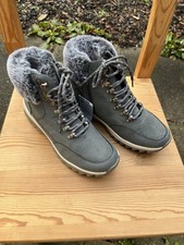 Pavers Women’s Calf Winter Boots Faux Fur Lined