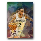 Lonzo Ball #4 Art Card Limited 4/50 Edward Vela Signed (New Orleans Pelicans)