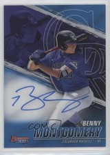 2021 Bowman's Best of Blue Refractor 14/150 Benny Montgomery #B21-BM Auto 2d9