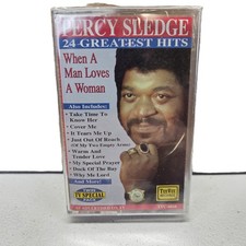 Percy Sledge 24 Greatest Hits Cassette When A Man Loves A Woman Sealed 1997