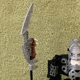 LEGO Bionicle VEZON Figure Only From Set # 8764 but w/ CUSTOM REPLACEMENT CAPE