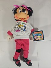 Vintage 1986 Disney Totally Minnie Mouse 11 Doll Applause Vinyl Plush. NWT