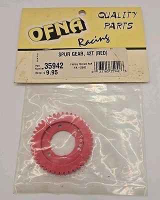 Ofna Spur Gear 42T Red Ofna Nitro OB4 Ultra LX One Buggy 35942
