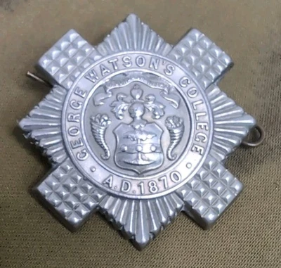 George Watson's College, Edinburgh OTC white metal Scottish glengarry... - Image 1 of 2