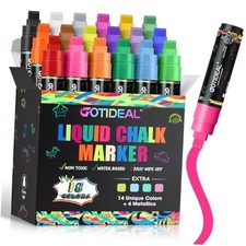 Window Markers for Glass Washable,Jumbo Chalk Markers for Blackboard,Car