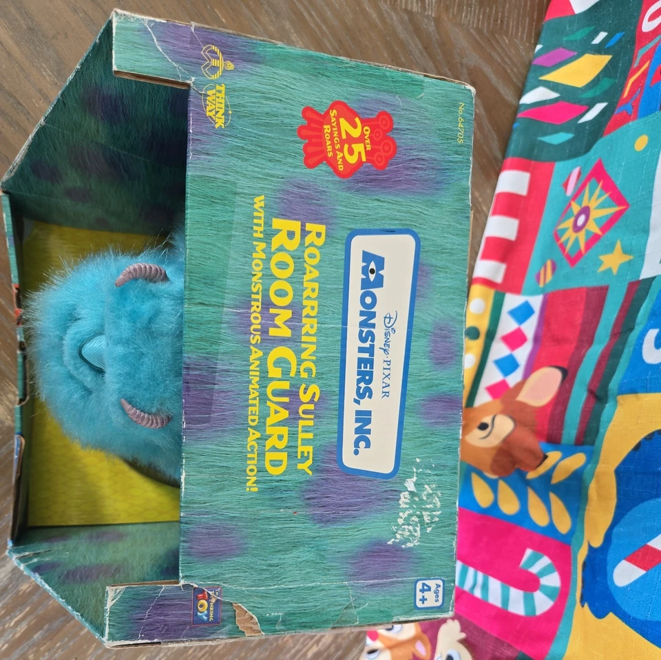 复古 Monsters Inc Sulley Motion 激活 11 英寸会说话的房间警卫迪士尼皮克斯 — 第 4/4 张图片