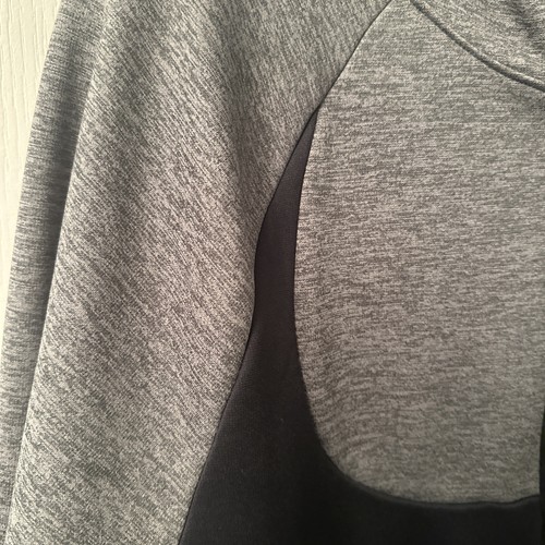 Nike Therma-FIT Men’s M Big Swoosh Gray Black Pullover Hoodie Small - Picture 3 of 7