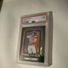 2024 Panini Obsidian - Fire and Ice Rookie Bo Nix #18 PSA 9 Denver Broncos