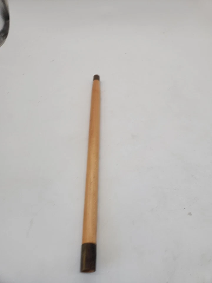 Flauta musical de madera de bambú indio hecho a mano marrón instrumento musical clásico Foto 3 de 4