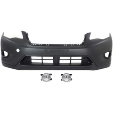 Bumper Cover Fascia Kit For 2013-2015 Subaru XV Crosstrek Front with Fog Lights