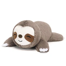 SQEQE Weighted Stuffed Animals Sloth Plush Plushies, Soft Pillow Toy for Kids