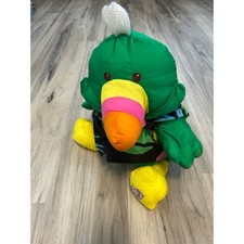 Vintage 80's Fisher Price Puffalumps The Wild Toucan Plush Figure
