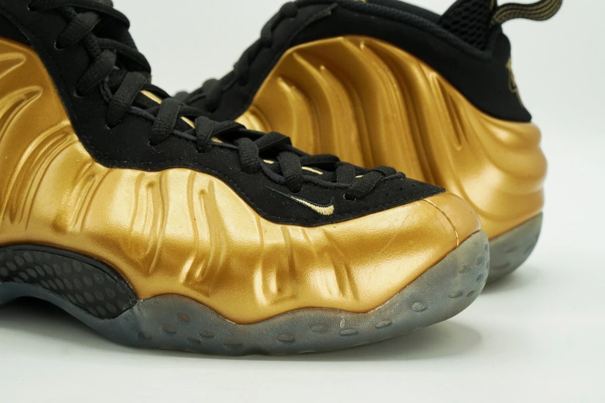 Foamposite metallic deals gold