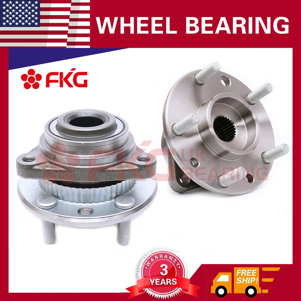 Juego de 2 pares de bujes y cojinetes de rueda delantera NUEVO para Chevy GMC Olds 4x4 4x4 513061 Foto 2 de 4