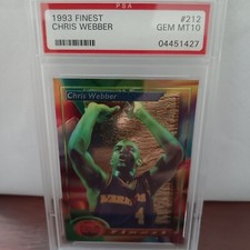 1993 Finest Chris Webber PSA 10