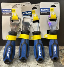 Kobalt Blue Manual Handheld Bottle opener UPC 820909652250 - Lots of 4