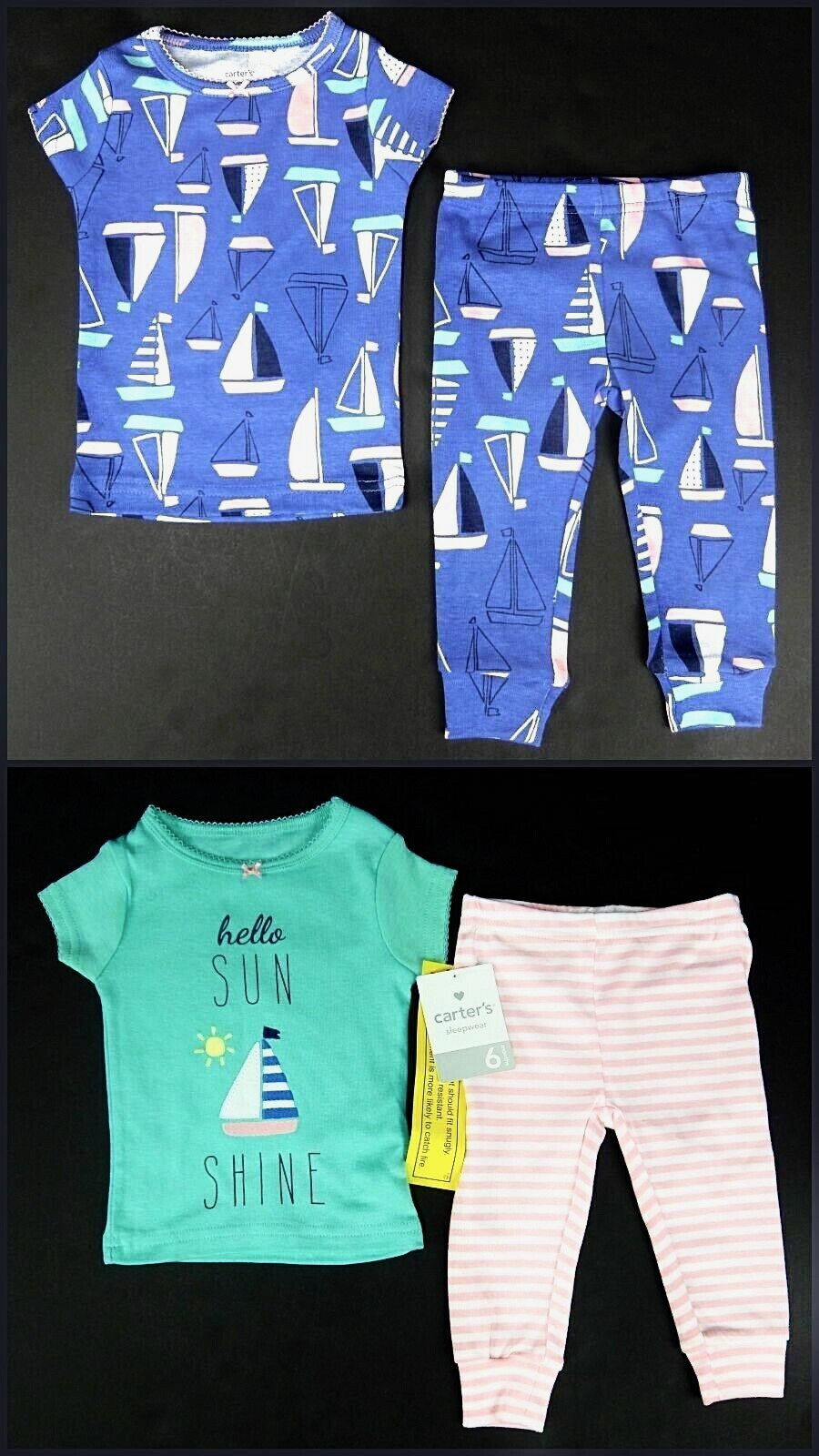 carters girls pajamas