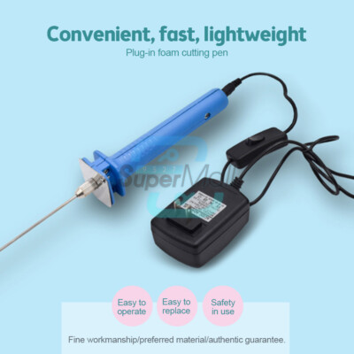 Electric Foam Cutter Styrofoam Knife Hot Wire Foam Cutting Pen Tools US/EU Plug