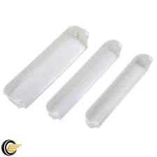 3 PCS For 29325760166 ABS Upper/ Bottom Refrigerator Door Shelf Bin Kit