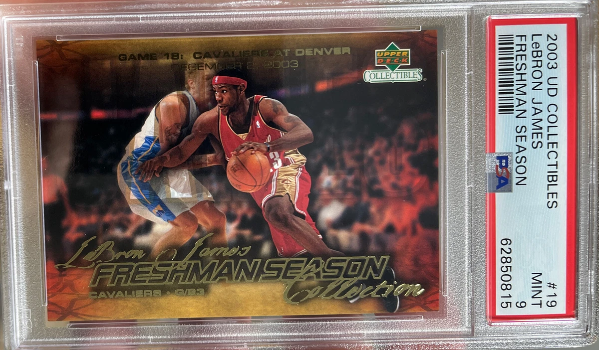 LeBron James Basketball Grade 9 Rookie Sports Trading Cards