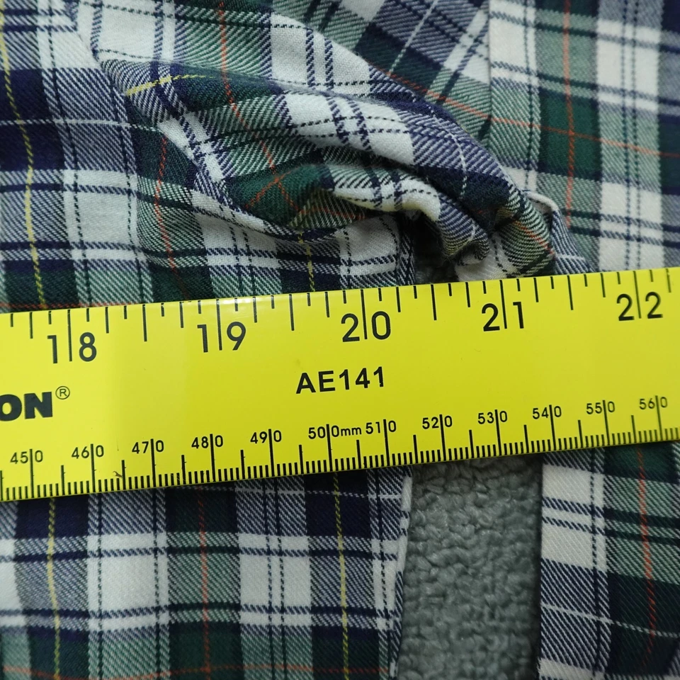 Camisa abotonada Saturdays In California para hombre talla M multicolor a cuadros manga larga Foto 4 de 4