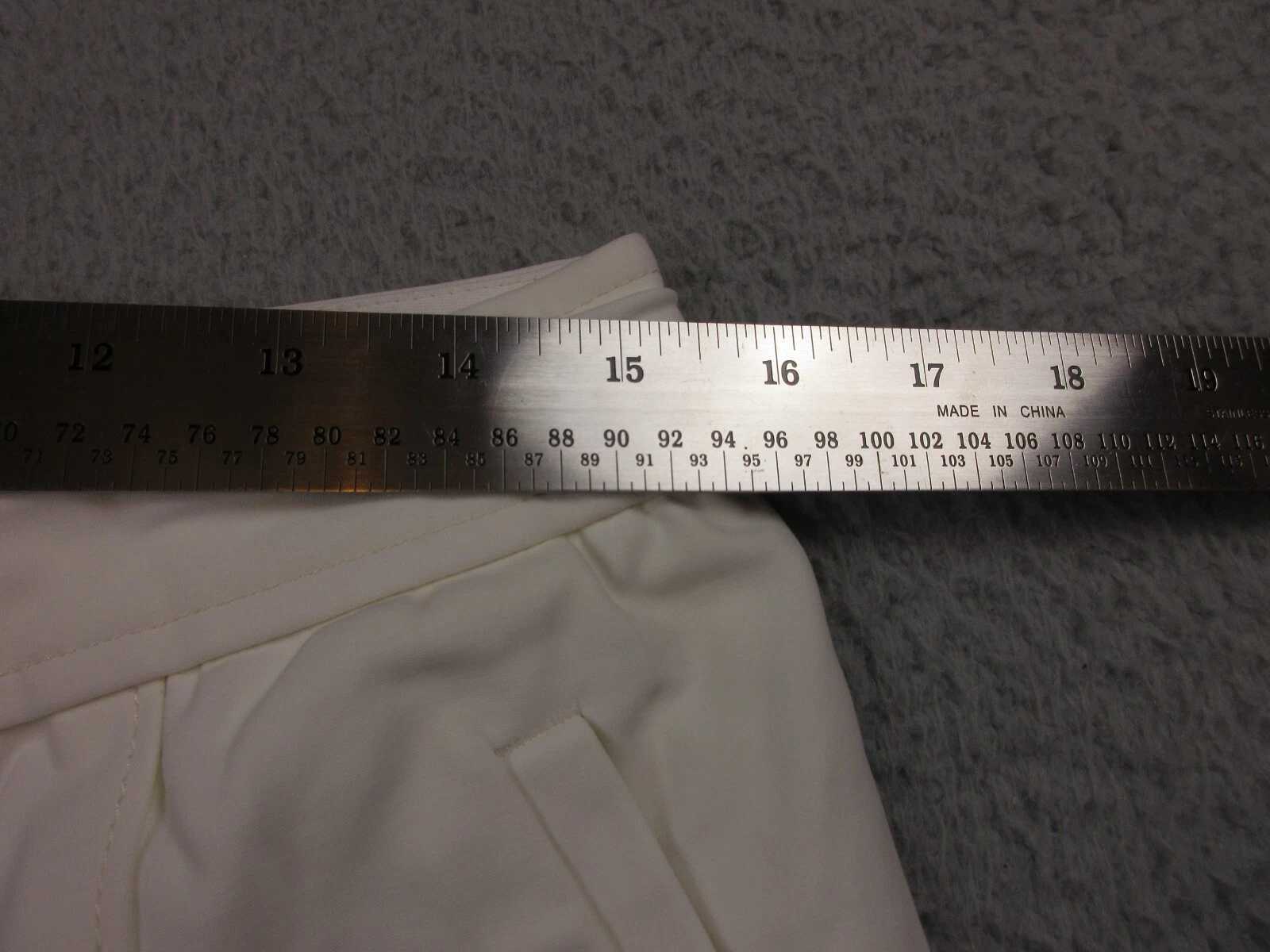 Tory Burch Pantalone Donna 8 Bianco Classico Donna Pantaloni Casual Preppy 30x26