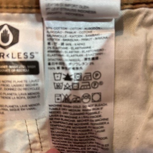 Levis Mens 505 Jeans 36 Tan Brown Denim - Picture 8 of 10