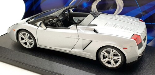 Maisto 1/18 Scale Diecast 46629G - Lamborghini Gallardo Spyder - Silver - Picture 2 of 5