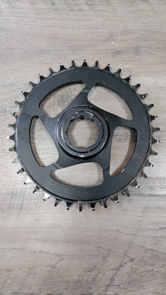 E-Thirteen 38t Ebike Brose direct mount aluminium chainring in black - Image 2 of 2