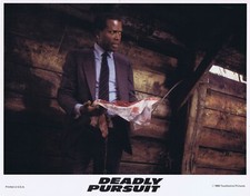 DEADLY PURSUIT Original Lobby Card 4 Tom Berenger Sidney Poitier Kirstie Alley