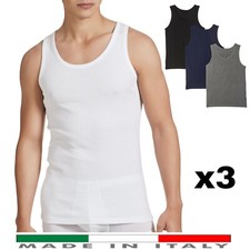 Canottiera Uomo 100% Caldo Cotone Felpato Canotta Spalla Larga Termica Invernale