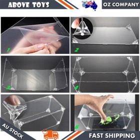 26*13*13cm Clear Acrylic Display Box Case For LEGO 75870 Chevrolet Corvette Z06