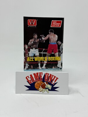 1991 AW All World Boxing Premier Edition Booklet  BUF